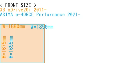 #X3 xDrive20i 2011- + ARIYA e-4ORCE Performance 2021-
